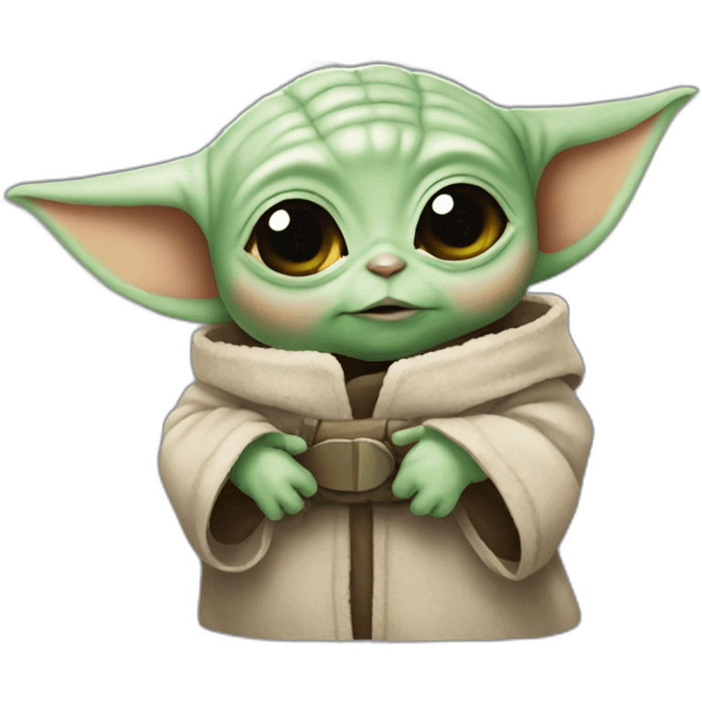  Baby yoda love emoji