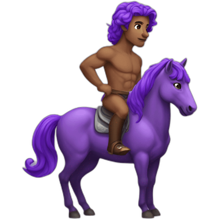 purple centaur emoji