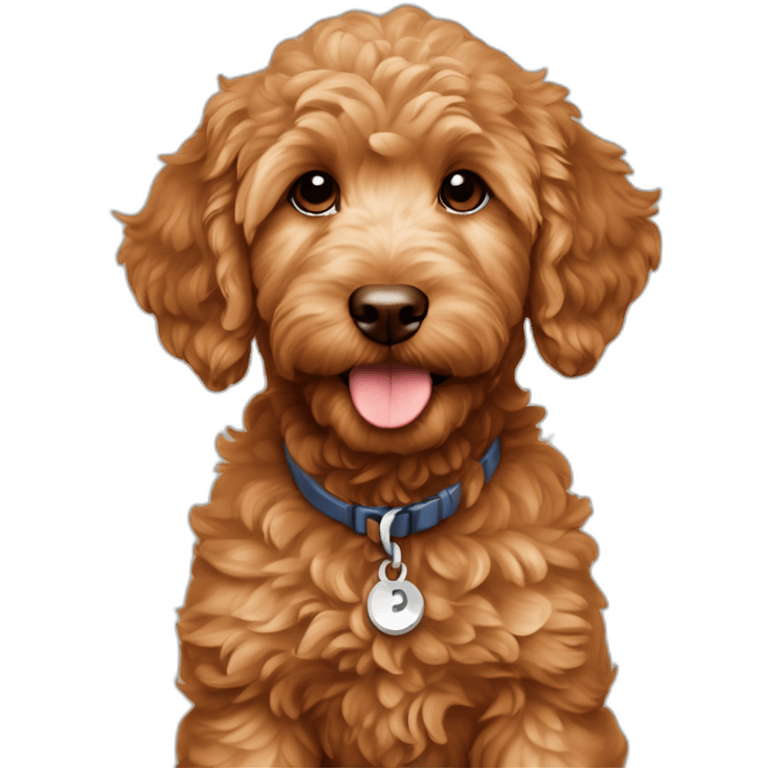 reddish-mini-goldendoodle-puppy emoji