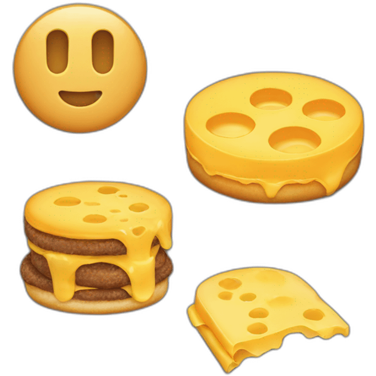 macarroni and cheese pattie emoji