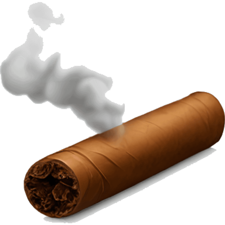 cigar with smoke emoji