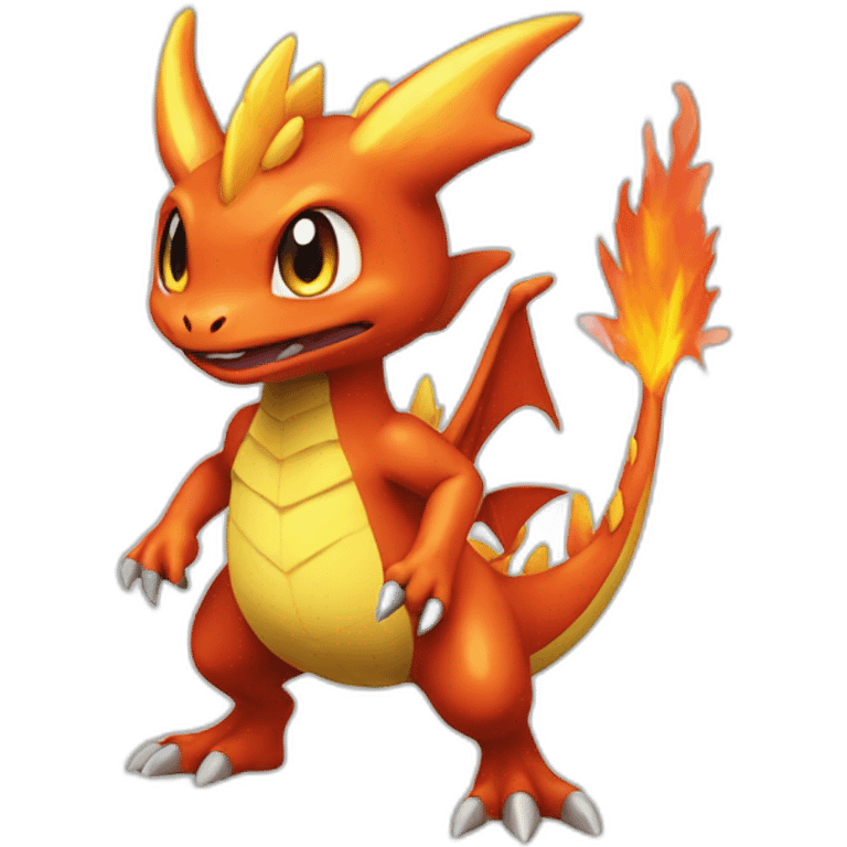 Dracaufeu pokémon emoji