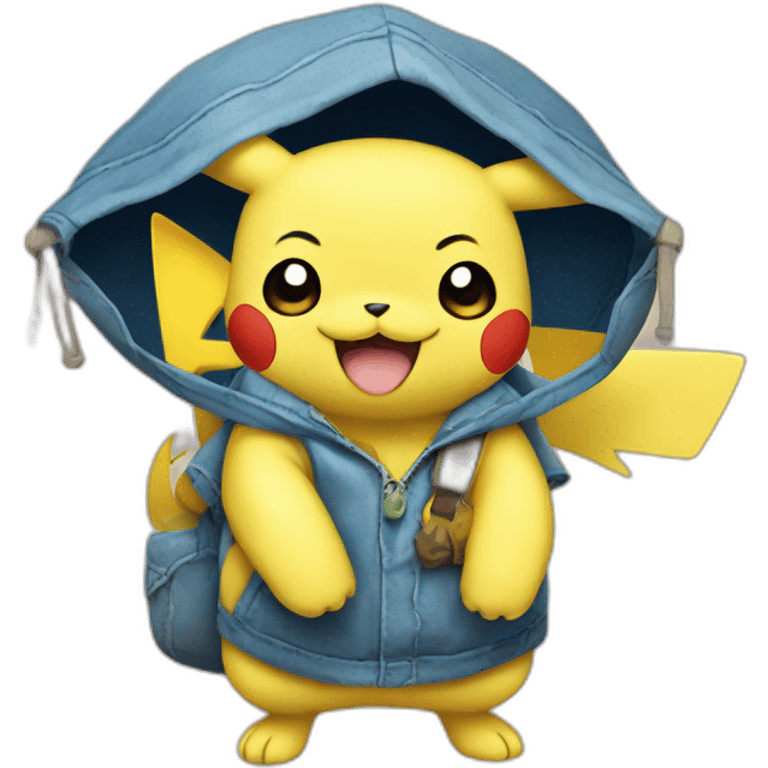 Stitch et pikachu emoji