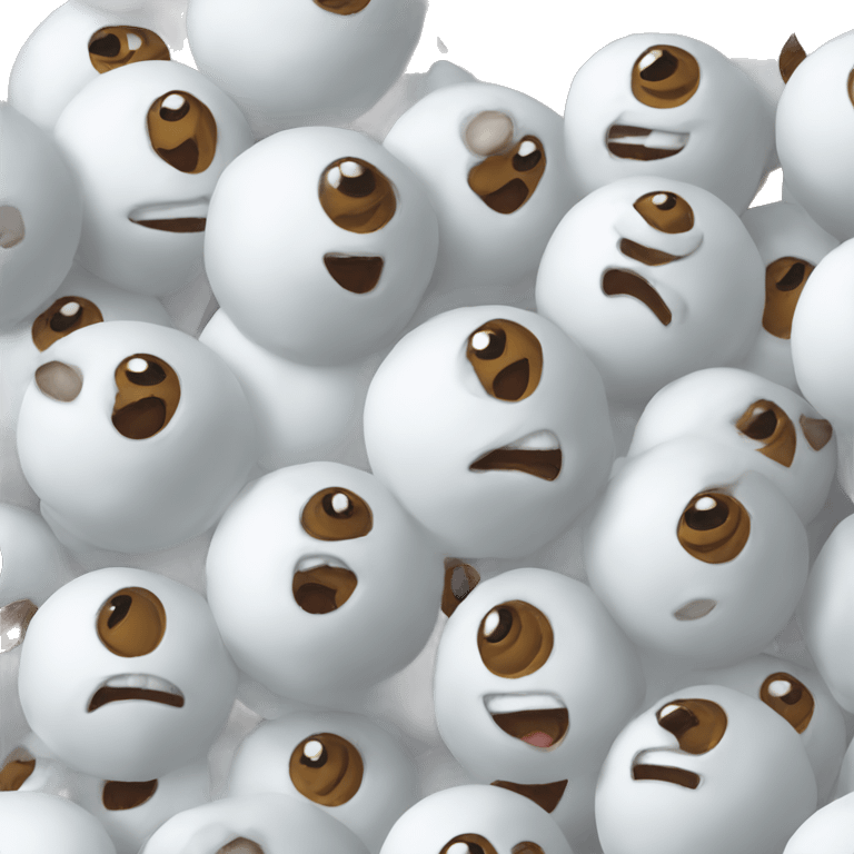 Snowballs emoji