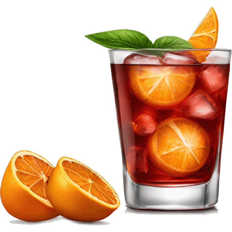 Negroni cocktail luxury emoji