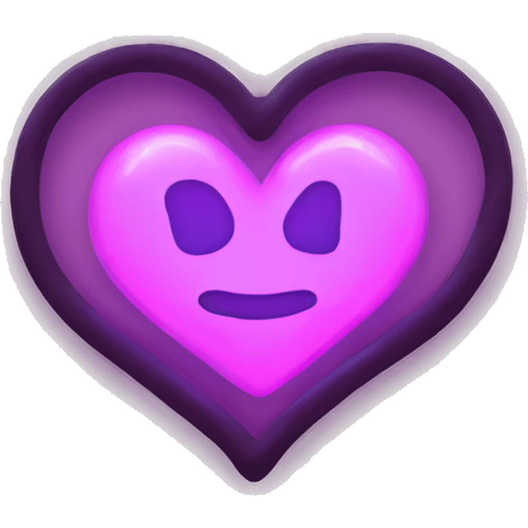 heart glowing neon  emoji