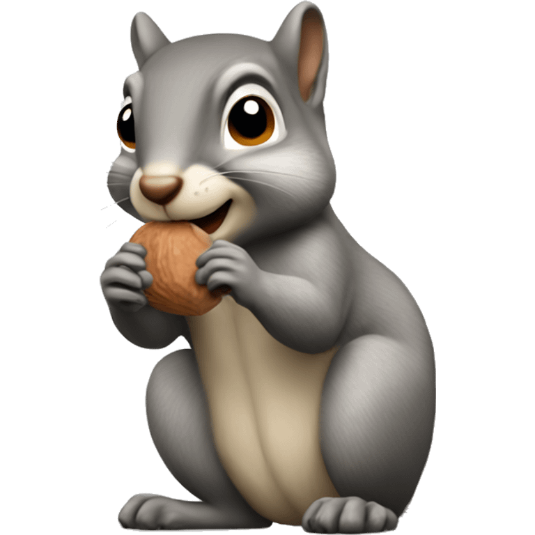 squirrel looking for a nut emoji