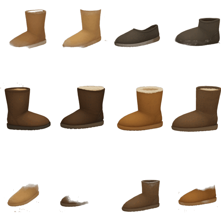 House shoe ugg  emoji