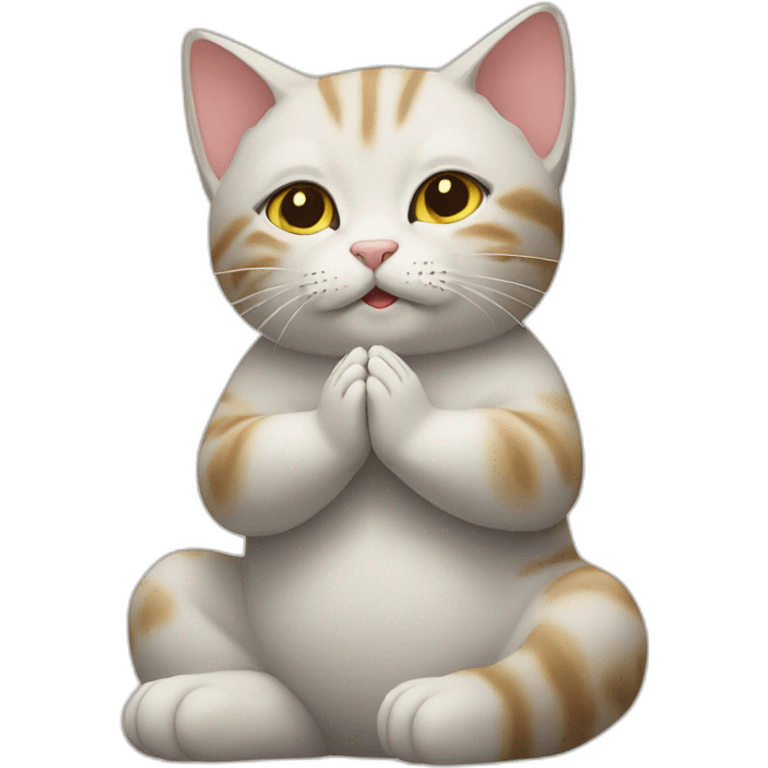 cat praying emoji