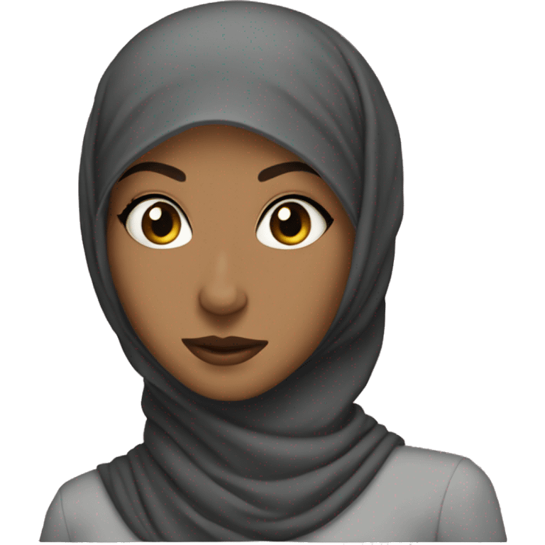 Hijabi girl slay emoji