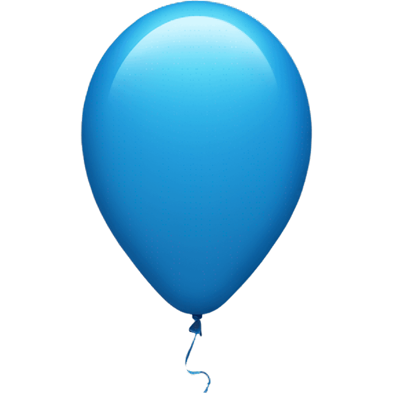 blue balloon emoji