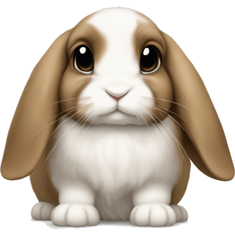 Holland lop rabbit emoji