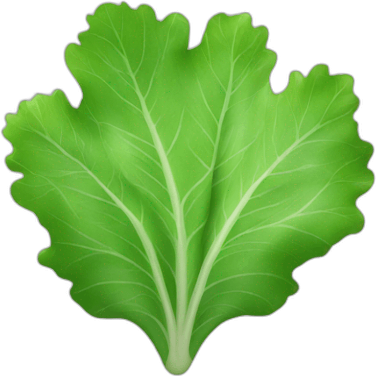 green salad leaf emoji