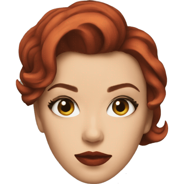 black widow scarlett johansson emoji