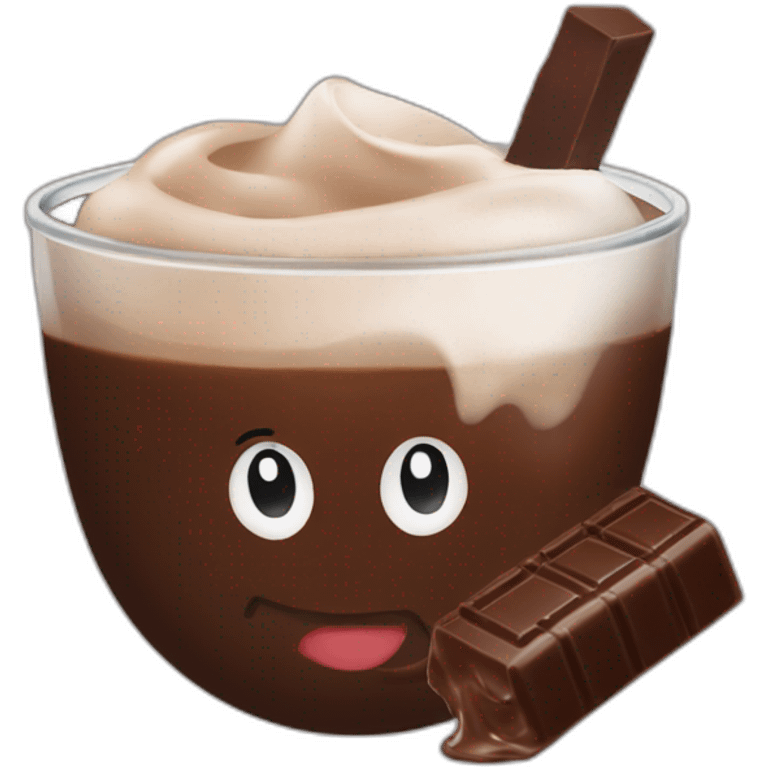 Bebida de Chocolate tierna emoji