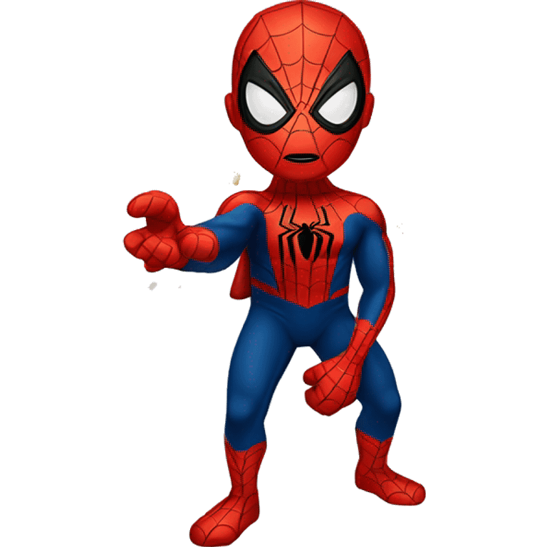 Spiderman con muchas estrellas  emoji