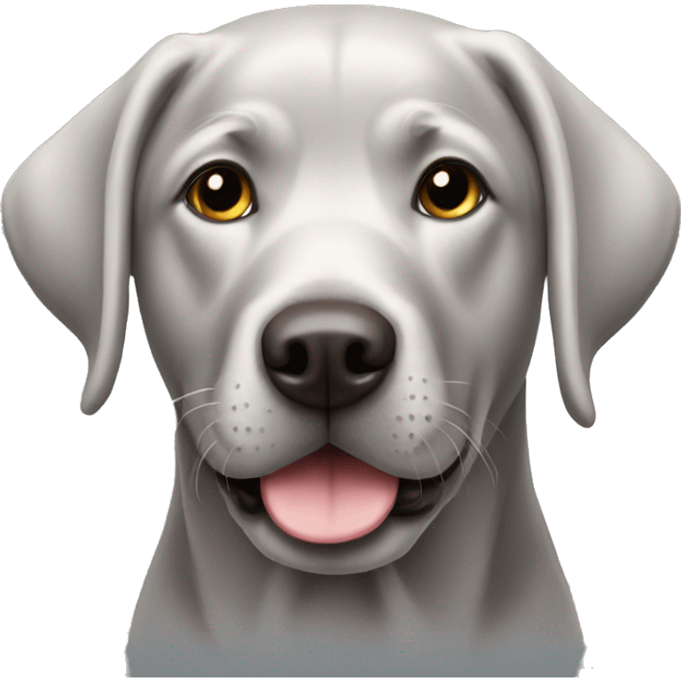 Silver Labrador  emoji