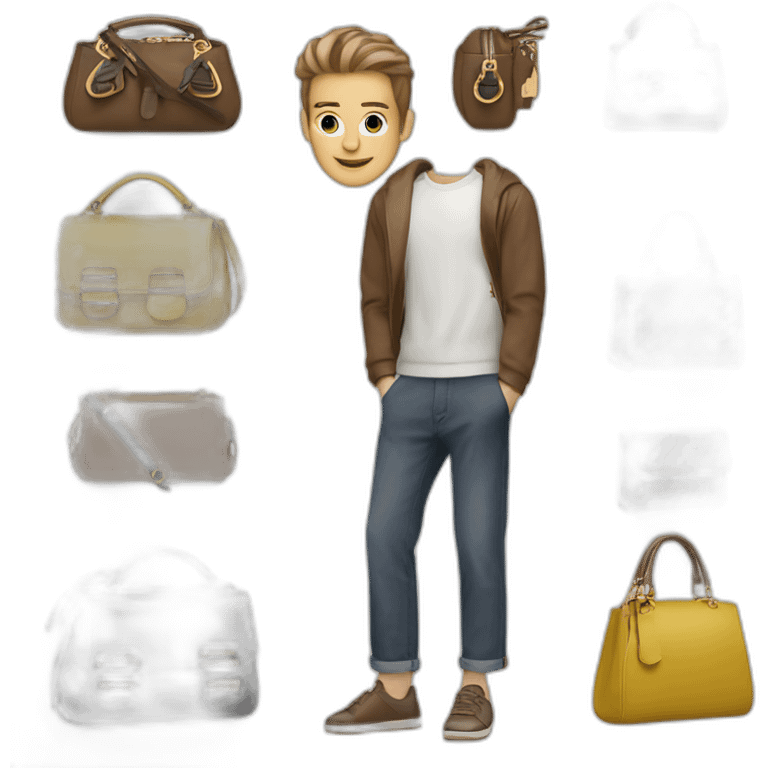 Сумка бренд FENDI emoji