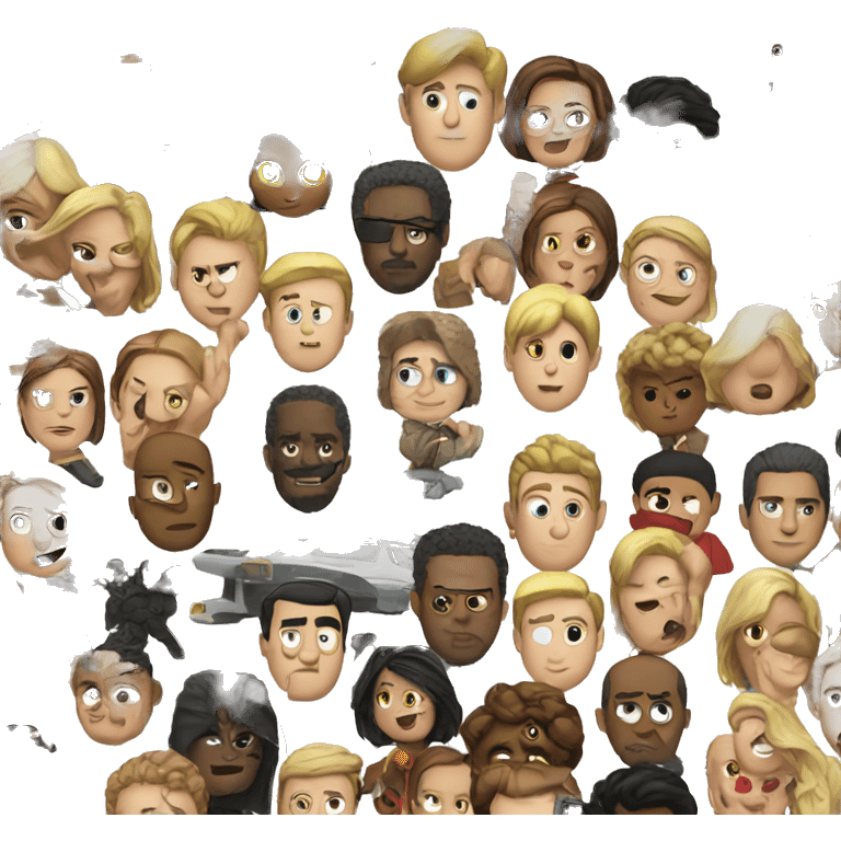 Movie heroes emoji