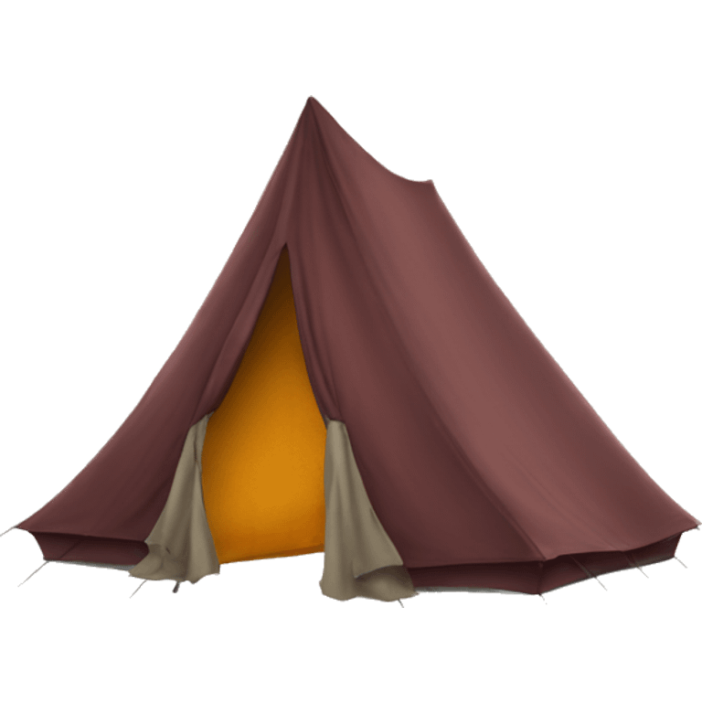 10 written  on  tent emoji