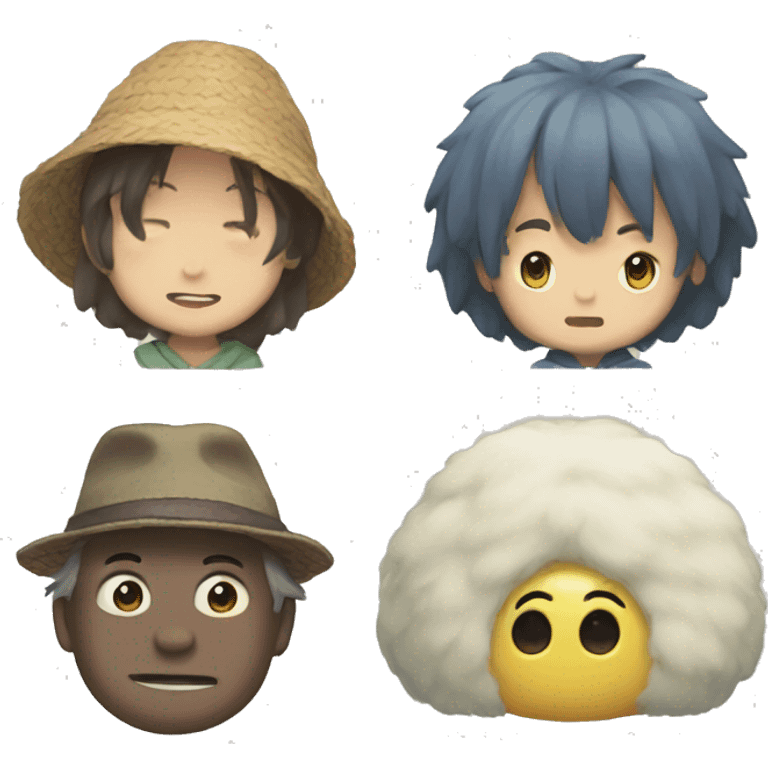 studio ghibli card stack emoji