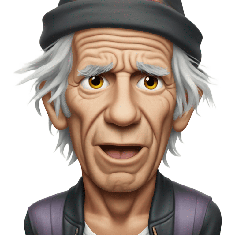 Keith Richards in tears emoji