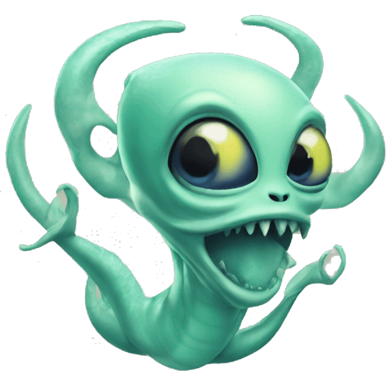 Alien sirena emoji