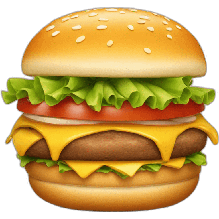 cute burger emoji