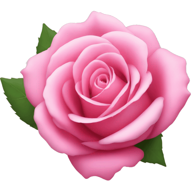 a pink rose emoji