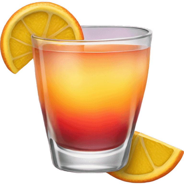 Tequila Sunrise cocktail emoji