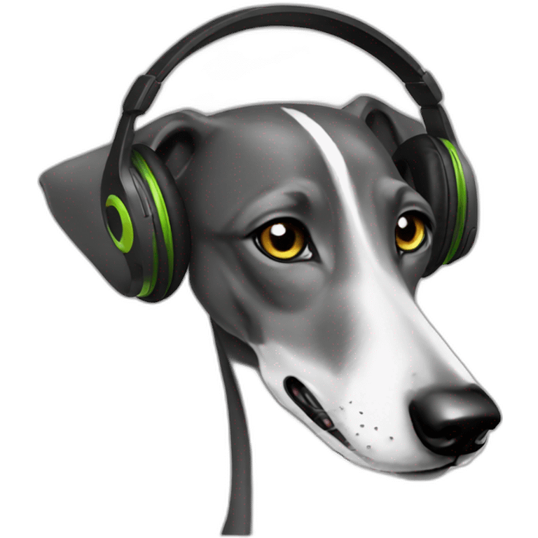 Galgo-headphones emoji