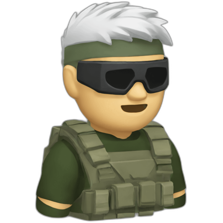 raider metal gear emoji