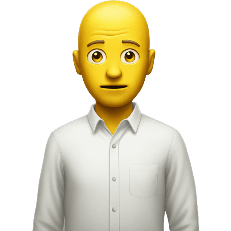 mind blown yellow man emoji