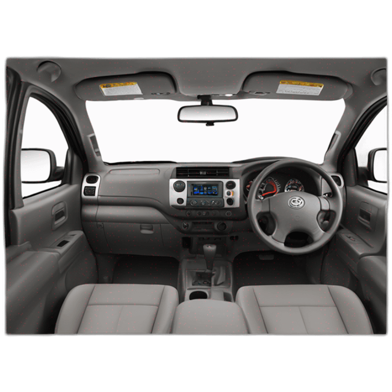 The interior of a 2003 Toyota Tacoma SR5 emoji