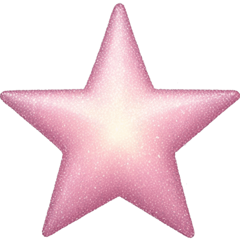 pale pink star sparkle emoji