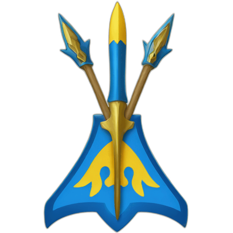 Ukrainian trident emoji