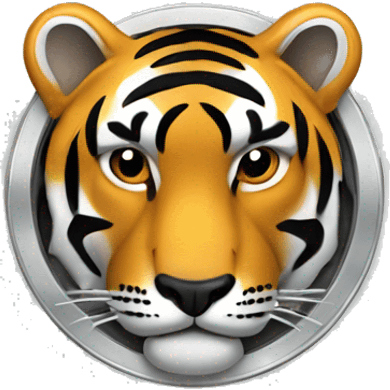 coin with tiger on it emoji