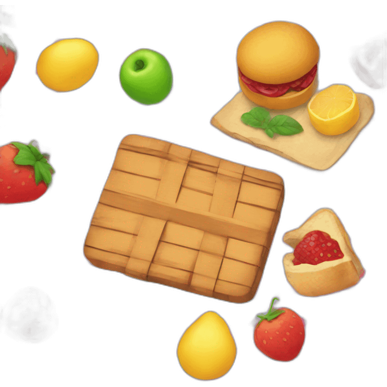 picnic mat emoji