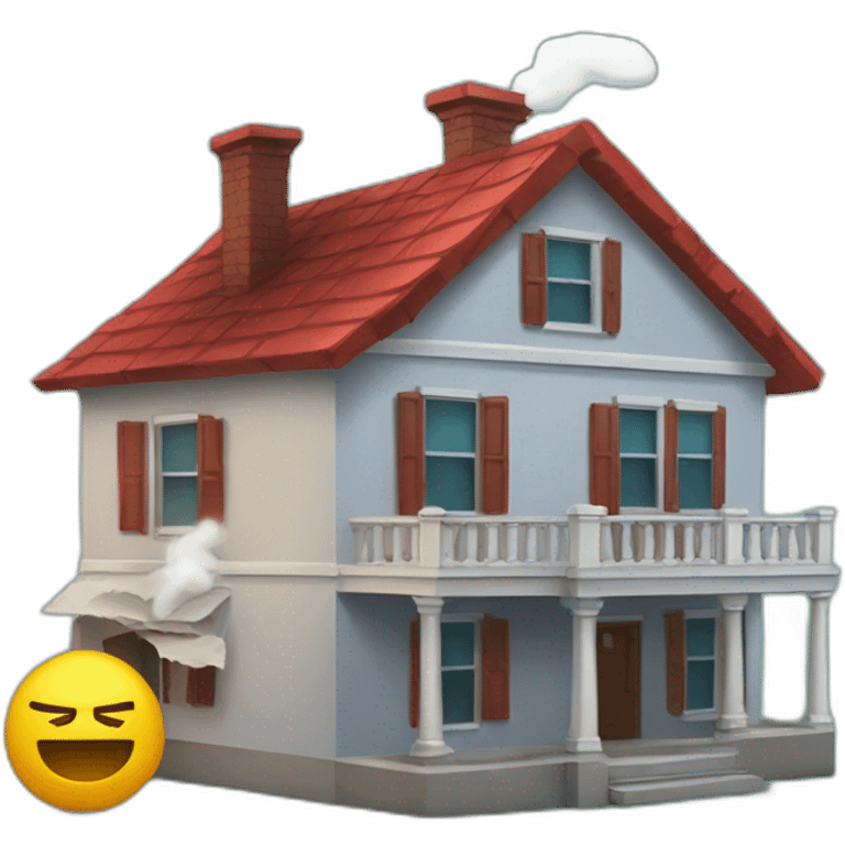 Killing bills with house emoji