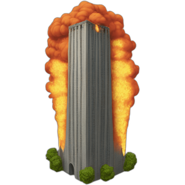 twin-tower-fire emoji