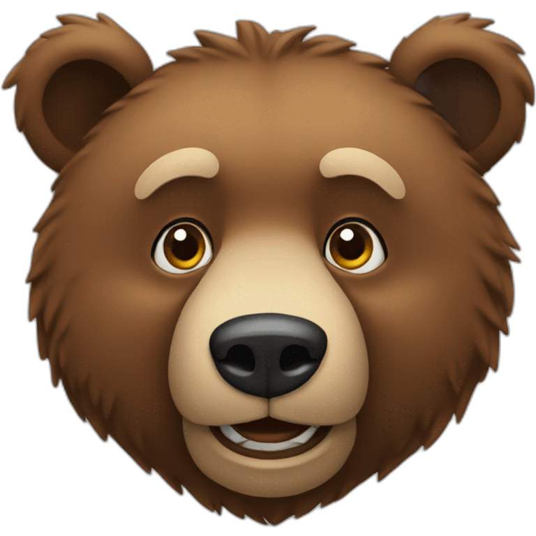 the bear emoji