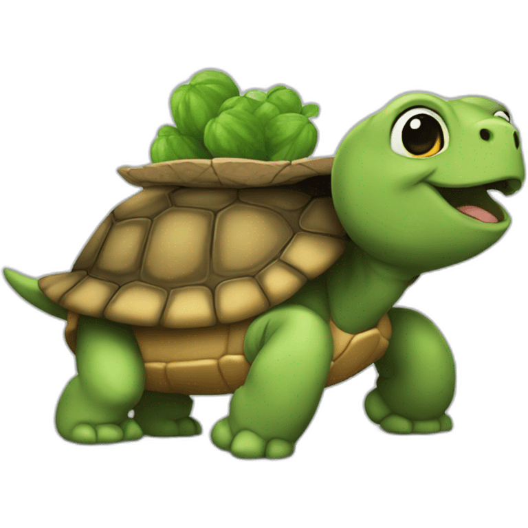 Tortue sur ours emoji