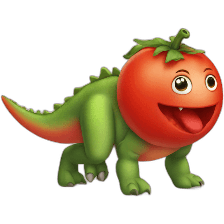 tomato-dinosaur emoji