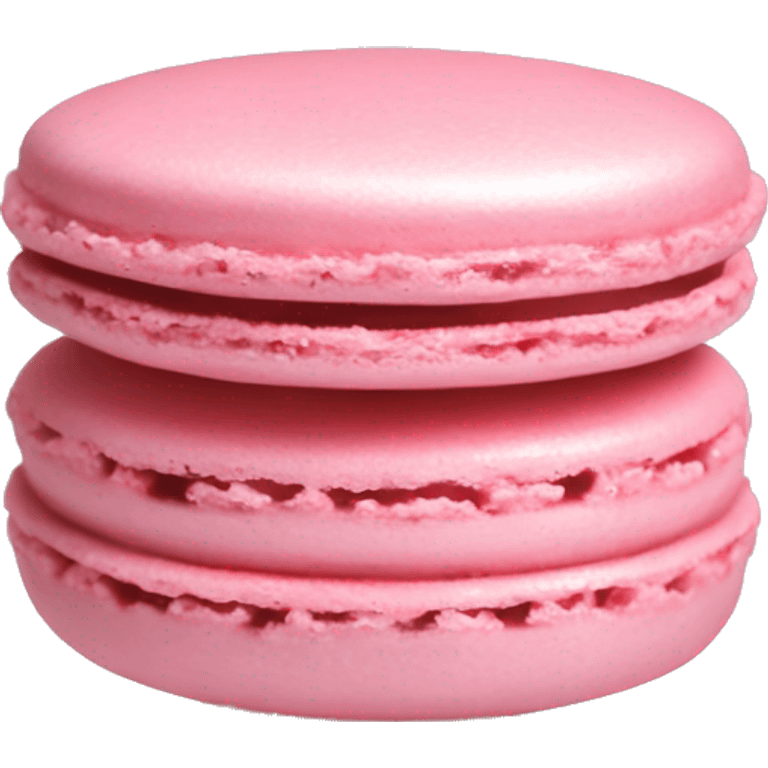 a pastel pink Macaron emoji