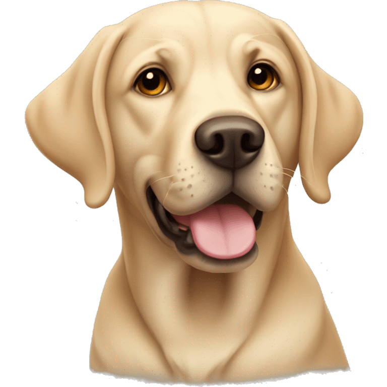 Beige Labrador  emoji