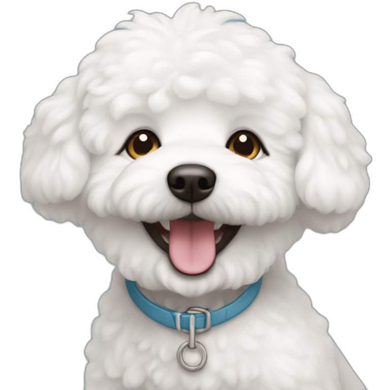 happy bichon emoji