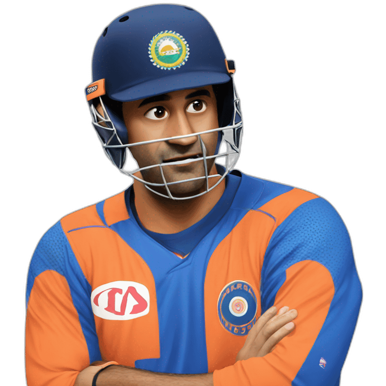 dhoni emoji