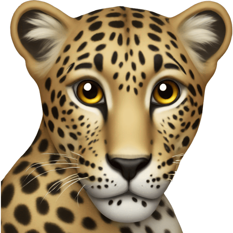 a Leopard  emoji