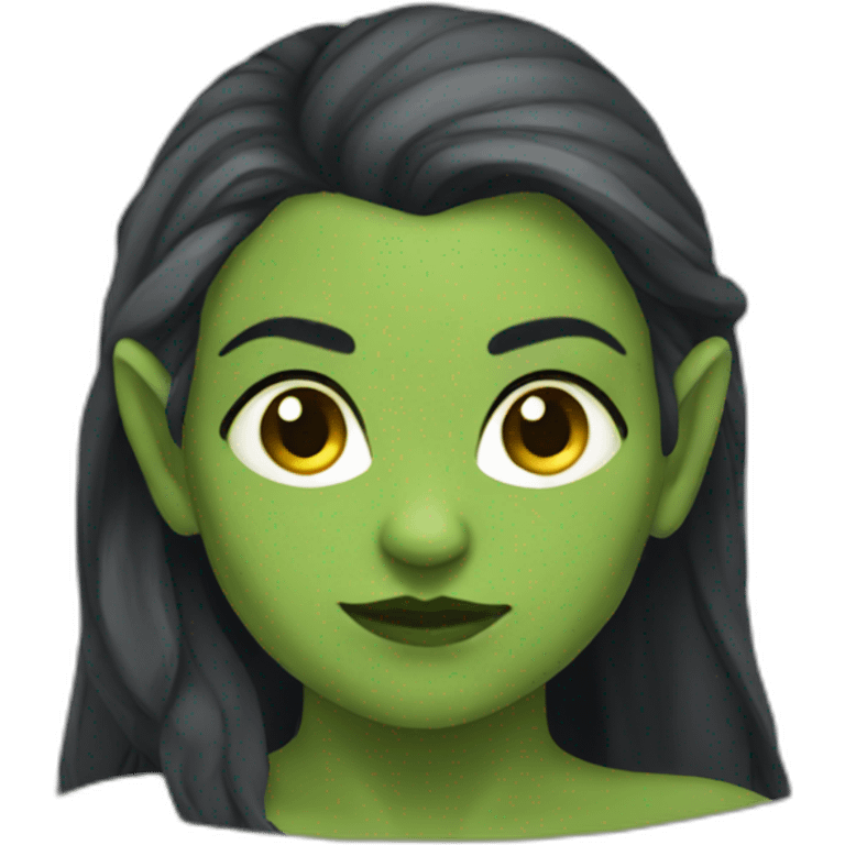 female half orc emoji