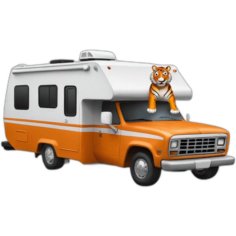 Clemson-tiger-driving-a-class-a-rv emoji